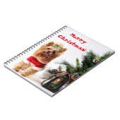 Vrolijk kerstkerstkerstkerstkerstkerstkerstkerstfe notitieboek (Linkerzijde)