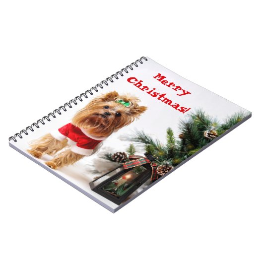 Vrolijk kerstkerstkerstkerstkerstkerstkerstkerstfe notitieboek (Linkerzijde)
