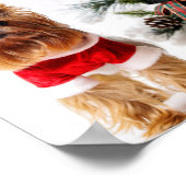 Vrolijk kerstkerstkerstkerstkerstkerstkerstkerstfe poster (Hoek)