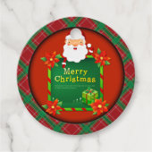 Vrolijk kerstkerstkerstkerstkerstkerstkerstkerstke bedankjes labels (Voorkant)