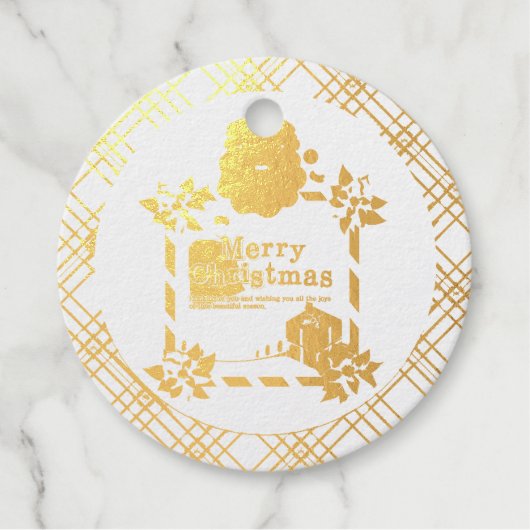 Vrolijk kerstkerstkerstkerstkerstkerstkerstkerstke bedankjes labels (Voorkant)