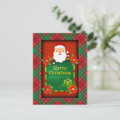 Vrolijk kerstkerstkerstkerstkerstkerstkerstkerstke briefkaart (Staand voorkant)