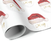 Vrolijk kerstkerstkerstkerstkerstkerstkerstkerstke cadeaupapier (Rol Hoek)