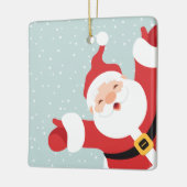 Vrolijk kerstkerstkerstkerstkerstkerstkerstkerstke keramisch ornament (Links)