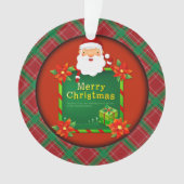 Vrolijk kerstkerstkerstkerstkerstkerstkerstkerstke ornament (voorkant)