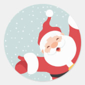 Vrolijk kerstkerstkerstkerstkerstkerstkerstkerstke ronde sticker (Voorkant)