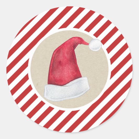 Vrolijk kerstkerstkerstkerstkerstkerstkerstkerstke ronde sticker (Voorkant)