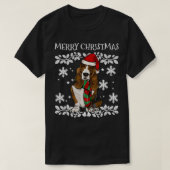 Vrolijk kerstkerstkerstkerstkerstkerstkerstkerstke t-shirt (Design voorkant)