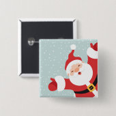 Vrolijk kerstkerstkerstkerstkerstkerstkerstkerstke vierkante button 5,1 cm (Voorkant /achterkant)