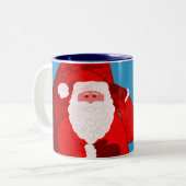 Vrolijk kerstkerstkerstkerstkerstkerstman, mok bla (Voorkant links)