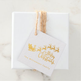 Vrolijk kerstkerstkerstkerstkerstrenrenrenrendiert bedankjes labels