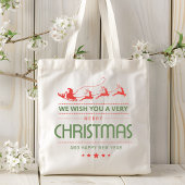 Vrolijk kerstkerstkerstkerstkerstrenrenrenrendiert tote bag