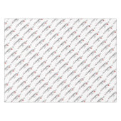 Vrolijk kerstkerstkerstkerstmanden en snoepsnoeren tafelkleed (Voorkant (Horizontaal))