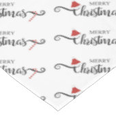 Vrolijk kerstkerstkerstkerstmanden en snoepsnoeren tafelkleed (Gekanteld)