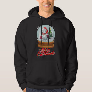 Vrolijk kerstkeuken voor mannen Kinder bollen Hoodie