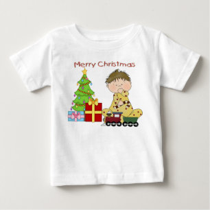 Vrolijk kerstkind Baby Lange hoes T-Shirt
