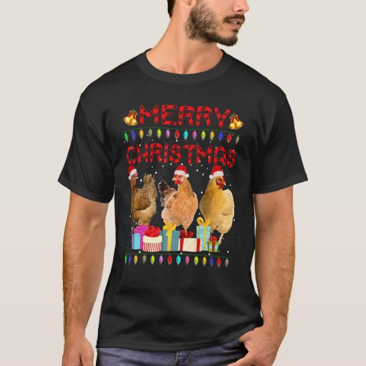 Vrolijk kerstkip met kerstkerstkerstmis — kerstmis t-shirt (Voorkant)