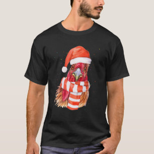 Vrolijk kerstkip Ugly Sweater Santa Claus X T-shirt