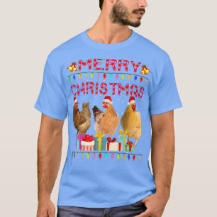 Vrolijk kerstkipSanta Pet Lights Xmas Funny T-shirt
