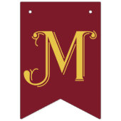 Vrolijk kerstklassieker Nordic Red Vlaggetjes (Tweede vlag)