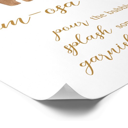 Vrolijk kerstkleedje Mom Osa Bar Poster (Hoek)