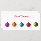 Vrolijk kerstkleurige versiering met tekst (Voorkant / Achterkant)