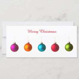 Vrolijk kerstkleurige versiering met tekst