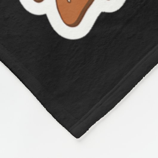 Vrolijk kerstkoekjes Gingerbread Man Tree Bakin Fleece Deken (Hoek)