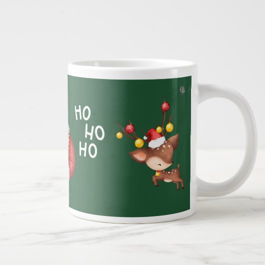 Vrolijk kerstkoffie Mok, Sinterklaas Grote Koffiekop (Rechts)