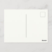 Vrolijk kerstkonijn briefkaart (Achterkant)