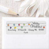 Vrolijk kerstkoord van Lichten Etiket (Insitu)