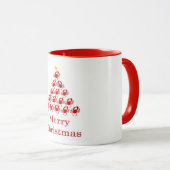 Vrolijk kerstkrab mok (Voorkant rechts)