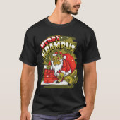 Vrolijk kerstkrampus Xmas Joke Classic T-Shirt (Voorkant)