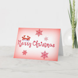 Vrolijk kerstliefde feestdagen kaart