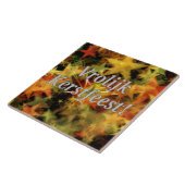 Vrolijk Kerstlijk feest. Vrolijk kerstfeest in het Tegeltje (Zijkant)