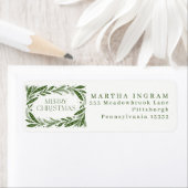 Vrolijk kerstLijst Etiket (Insitu)