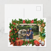 Vrolijk kerstLijst Feestdagenkaart (Voorkant / Achterkant)