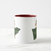 Vrolijk kerstluiaard in Pet Xmas Tree Coffee Mok (Midden)