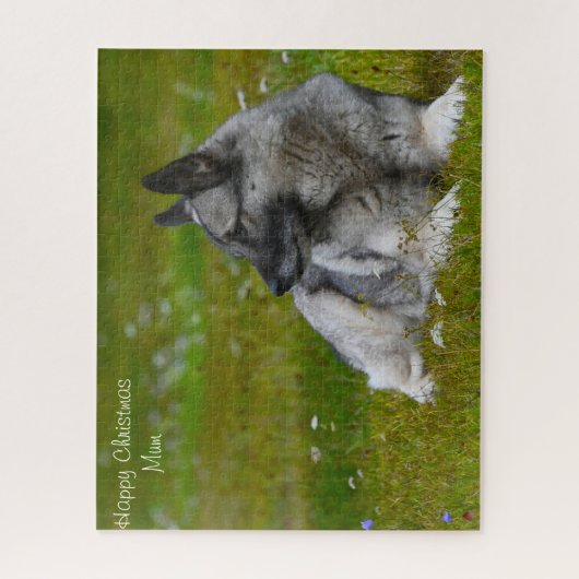 Vrolijk kerstma. legpuzzel (Verticaal)