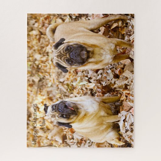 Vrolijk kerstma. legpuzzel (Verticaal)