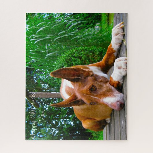 Vrolijk kerstma. legpuzzel (Verticaal)