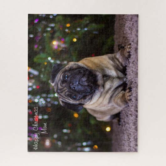 Vrolijk kerstma. legpuzzel (Verticaal)