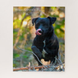 Vrolijk kerstma. legpuzzel