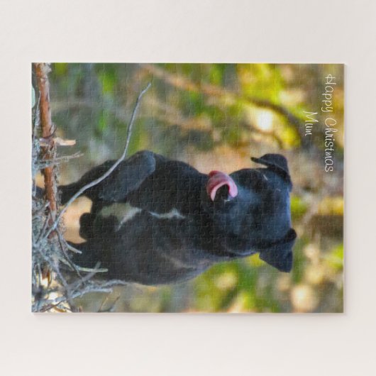 Vrolijk kerstma. legpuzzel (Horizontaal)