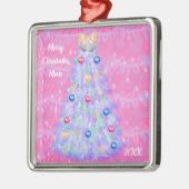 Vrolijk kerstma met Ornament van de boommetaal (Links)