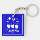 Vrolijk Kerstmaal Gnomes-45762 Sleutelhanger (Achterkant)