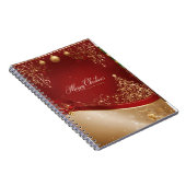 "Vrolijk kerstmagie Notitieboek" Notitieboek (Rechterzijde)