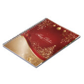 "Vrolijk kerstmagie Notitieboek" Notitieboek (Linkerzijde)