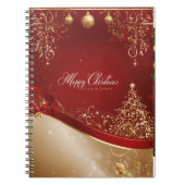 "Vrolijk kerstmagie Notitieboek" Notitieboek (Voorkant)