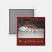 Vrolijk kerstmagneet! magneet (Voorkant / Achterkant)